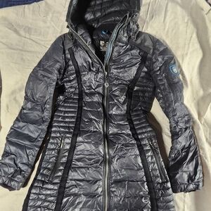 KUHL Projekt Women’s Long Down Parka – Black – XS – 90% Goose Down